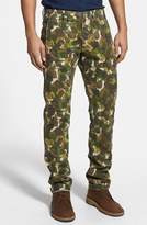 Thumbnail for your product : PRPS 'Green Spring Leaf' Camo Print Canvas Pants