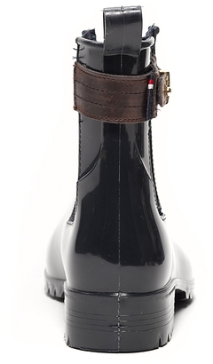 tommy hilfiger long rain boots