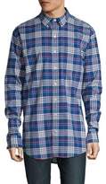 Thumbnail for your product : Izod Plaid Big Tall Oxford Shirt