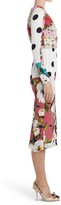 Thumbnail for your product : Dolce & Gabbana Patchwork Long Sleeve Sheath Dress