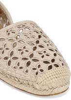 Thumbnail for your product : MICHAEL Michael Kors Darci Broderie Anglaise Canvas Espadrilles