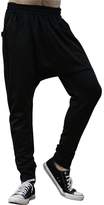 Thumbnail for your product : uxcell Allegra K Men Drop-crotch Dance Sport Jogging Hip hop Harem Pants W36/38