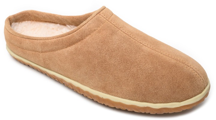 suede clog slippers