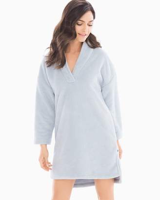 iRelax Recycled Plush Pullover Robe Cloud Blue