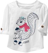 Thumbnail for your product : Old Navy Roll-Sleeve Graphic Tees For Baby