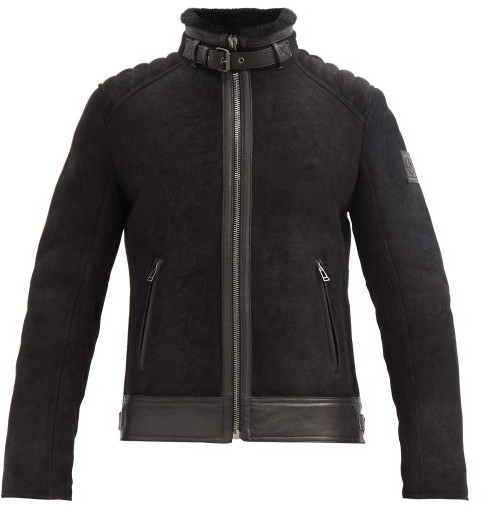 Belstaff Black Men's Leather & Suede Coats | Shop the world's largest  collection of fashion | ShopStyle