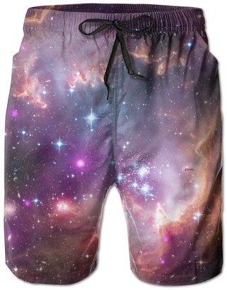 Water-art Galaxy-picture-12 Mens Water Sports Quick Dry Board Shorts M
