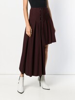 Thumbnail for your product : Romeo Gigli Pre-Owned Asymmetric Draped Skirt