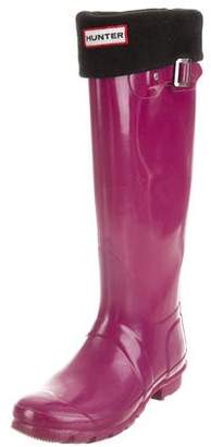 Hunter Round-Toe Knee-High Rain Boots