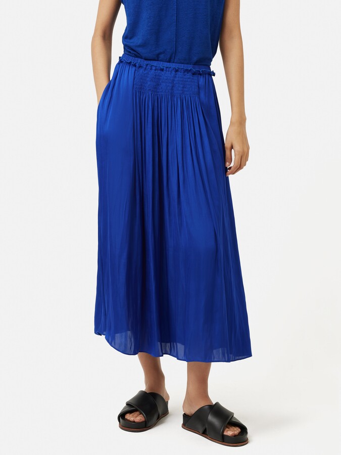 JigsawJigsaw Recycled Satin Drape Skirt ShopStyle