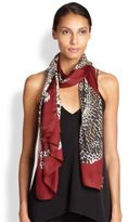Thumbnail for your product : Roberto Cavalli Woman Silk Scarf
