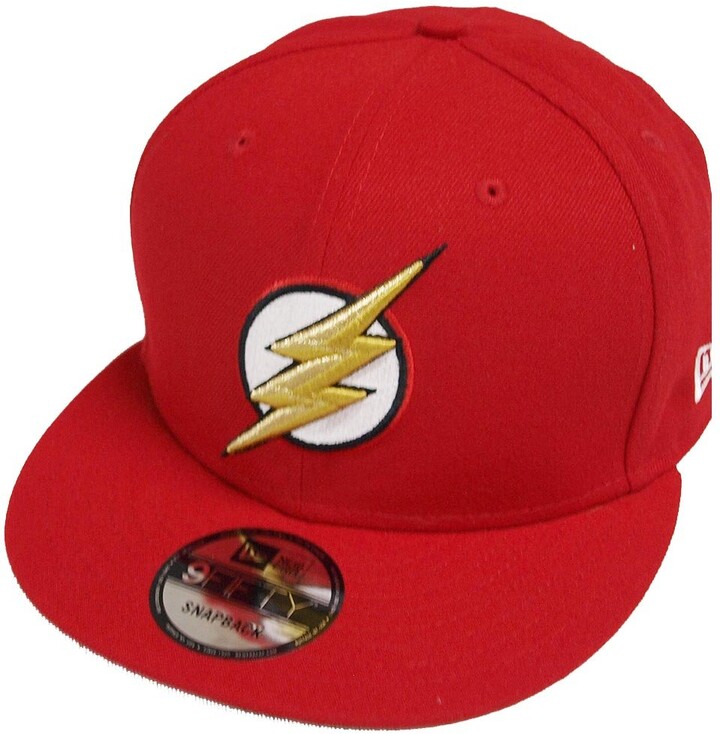 New Era The Flash Scarlet Snapback Cap 9fifty 950 Osfa Dc Comics Limited Edition Shopstyle Hats