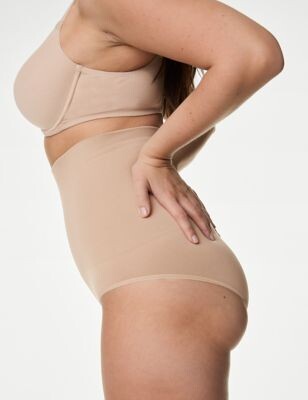 Shapewear Bodysuit for Women Tummy Control Tops Crew Neck Short Sleeve –  SOOSLICK