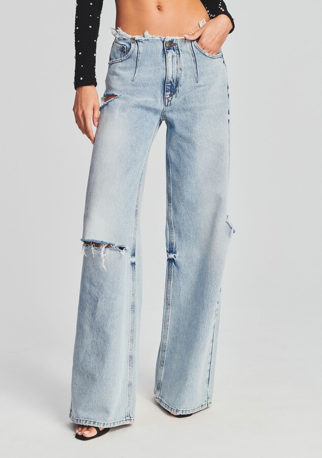 OPEN YY Blue Shaded Jeans - ShopStyle OPEN YY Blue Shaded Jeans - ShopStyle