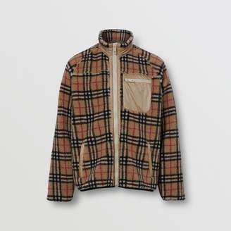 Burberry Vintage Check Fleece Jacket