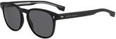 Thumbnail for your product : HUGO BOSS Black Oval Black Sunglasses