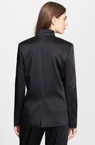 Thumbnail for your product : Alexander Wang T by Stretch Satin Open Blazer