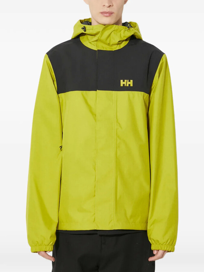 Helly Hansen Vancouver hooded colour-block rain jacket