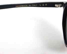 L.G.R Matte Black Frame Green Lens Calabar Sunglasses