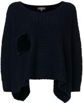 Thumbnail for your product : N.Peal cashmere cropped poncho