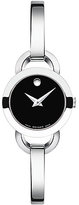 Thumbnail for your product : Movado Rondiro Mini Stainless Steel Bangle Bracelet Watch/Black