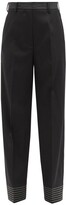 Thumbnail for your product : MM6 MAISON MARGIELA Topstitched Gabardine Suit Trousers - Black