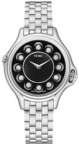 Thumbnail for your product : Fendi Crazy Carats Diamond, Multicolor Topaz & Stainless Steel Small Bracelet Watch/Black