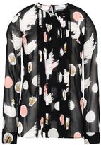 Thumbnail for your product : RED Valentino OFFICIAL STORE Silk georgette printed top