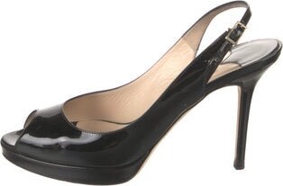 Jimmy Choo Patent Leather Slingback Pumps