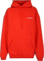 Balenciaga Red Hoodie | ShopStyle