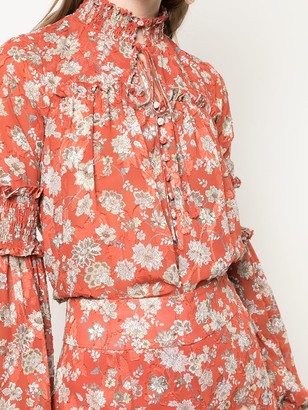 Alexis Zaria floral-print blouse