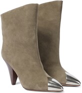Thumbnail for your product : Isabel Marant Lapee suede ankle boots