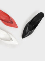 Thumbnail for your product : Charles & Keith See-Through Effect Pointed Toe Mules