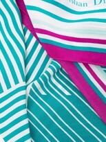 Thumbnail for your product : Christian Dior 1980s Pre-Owned Striped Silk Scarf