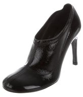 Thumbnail for your product : Pedro Garcia Patent Round-Toe Booties