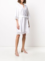 Thumbnail for your product : P.A.R.O.S.H. Cojourd scalloped hem dress