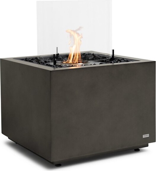 EcoSmart Fire Sidecar 24 Fire Pit Table in White