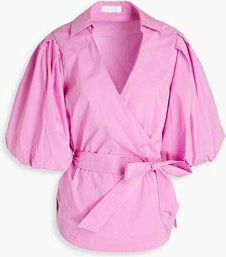 Pink Wrap Top | Shop The Largest Collection | ShopStyle CA
