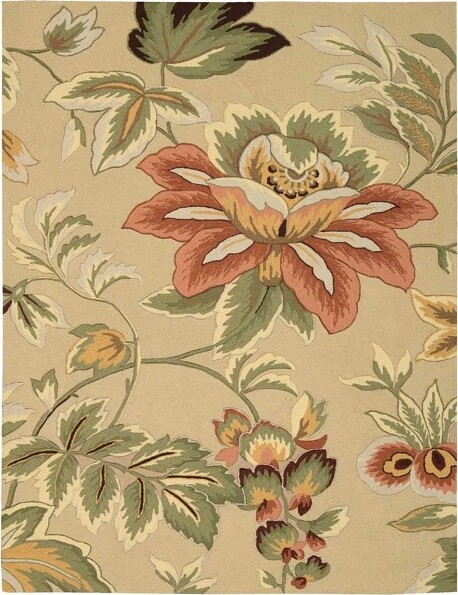 Nourison NourisonFantasyBeigeAreaRugFA118'x10'6\