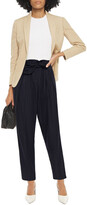 Thumbnail for your product : BA&SH Lara Belted Twill Tapered Pants