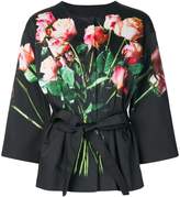 Moschino rose print kimono jacket 
