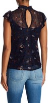 Thumbnail for your product : Lily White Floral Printed Lace Shirt