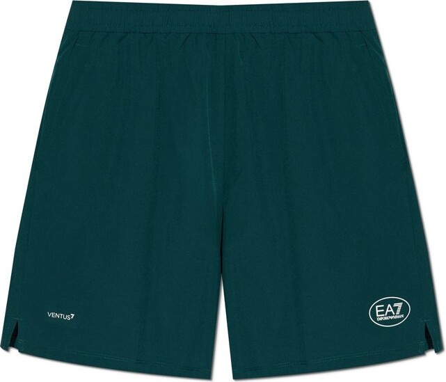 Ea7 Emporio Armani Logo-Printed Shorts