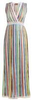 Thumbnail for your product : Missoni Sequinned Striped Lame Gown - Womens - Multi