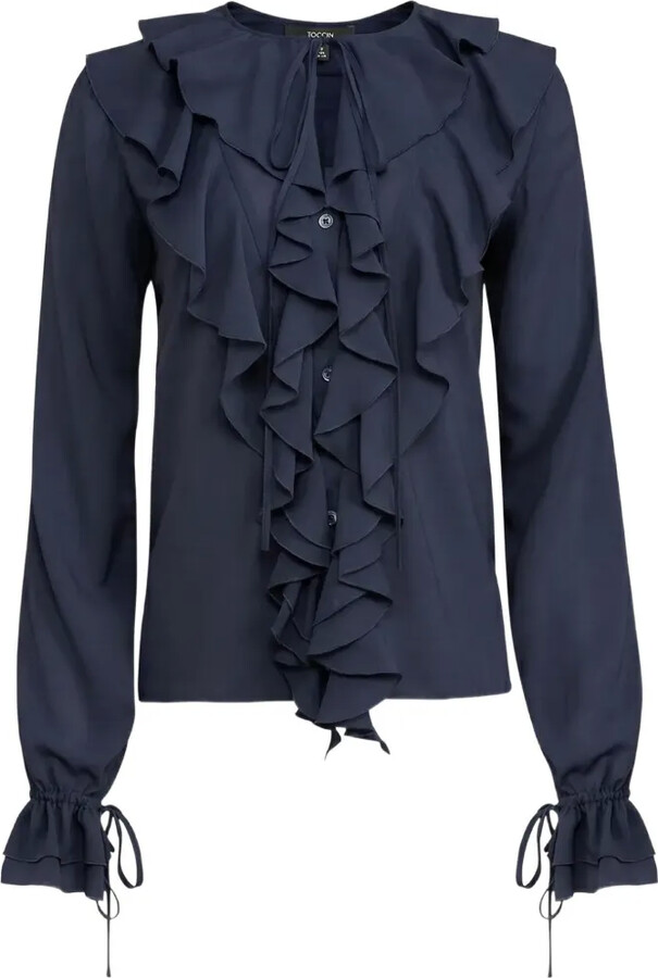 Toccin Tobi exaggerated ruffle blouse