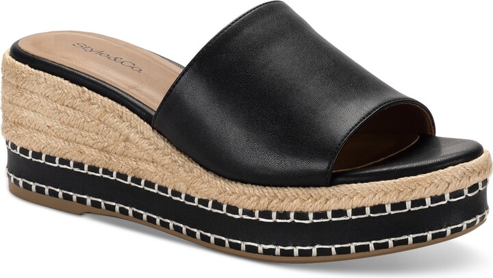 Style&Co. Style & Co Women's Hayess Wedge Sandals, Exclusively at Macy's