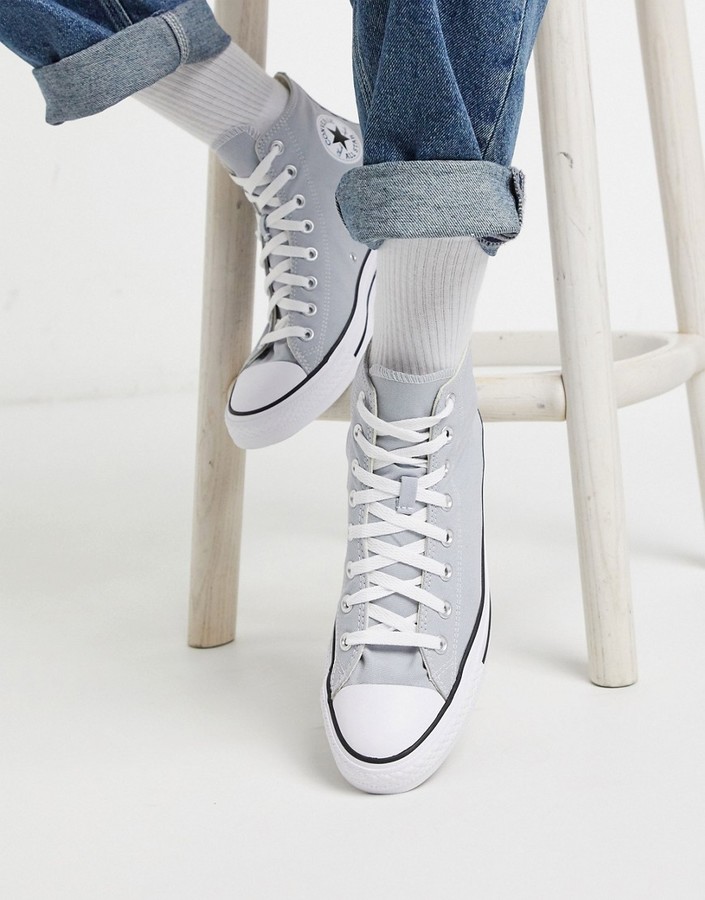 Converse Chuck Taylor All Star sneakers in gray - ShopStyle