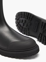Thumbnail for your product : Moncler Patty Chunky-sole Leather Chelsea Boots - Black