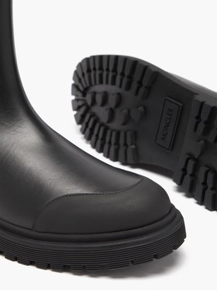 Moncler Patty Chunky-sole Leather Chelsea Boots - Black