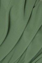 Thumbnail for your product : Norma Kamali Bill Ruched Bikini Briefs - Green